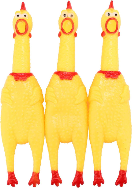 لعبة الدجاجة على شكل قرصان تصدر صوت صراخ الدجاج, بلونين المميزين البرتقالي و الازرق